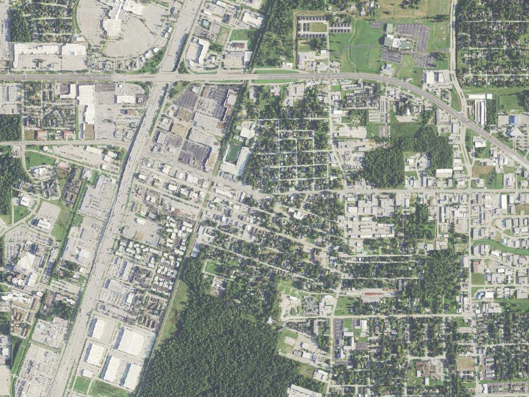 Aerial view of Humble, Texas