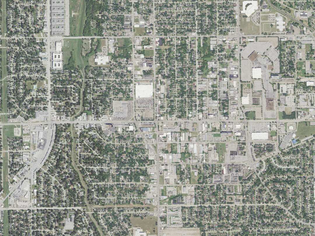 Aerial view of Pasadena, Texas